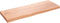 vidaXL - Wastafelblad - 80x30x(2-4) - behandeld - massief - hout - lichtbruin