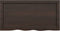 vidaXL - Wastafelblad - 80x40x(2-4) - cm - behandeld - massief - hout - donkerbruin