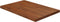 vidaXL - Wastafelblad - 80x40x1,5 - cm - behandeld - massief - hout - donkerbruin