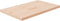 vidaXL - Wastafelblad - 80x40x1,5 - cm - behandeld - massief - hout - donkerbruin