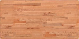 vidaXL - Wastafelblad - 80x40x1,5 - cm - massief - beukenhout