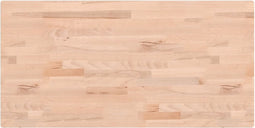 vidaXL - Wastafelblad - 80x40x1,5 - cm - massief - beukenhout