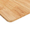 vidaXL - Wastafelblad - 80x40x1,5cm - behandeld - massief - hout - lichtbruin