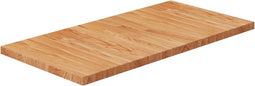 vidaXL - Wastafelblad - 80x40x2,5cm - behandeld - massief - hout - lichtbruin