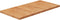vidaXL - Wastafelblad - 80x40x2,5cm - behandeld - massief - hout - lichtbruin