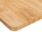 vidaXL - Wastafelblad - 80x40x2,5cm - behandeld - massief - hout - lichtbruin