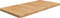 vidaXL - Wastafelblad - 80x40x2,5cm - behandeld - massief - hout - lichtbruin
