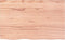 vidaXL - Wastafelblad - 80x50x(2-6) - cm - behandeld - massief - hout - lichtbruin