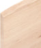vidaXL - Wastafelblad - 80x50x2 - cm - onbehandeld - massief - hout