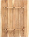 vidaXL Wastafelblad 80x55x3.8 cm massief acaciahout