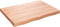 vidaXL - Wastafelblad - 80x60x(2-6) - cm - behandeld - massief - hout - lichtbruin