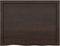 vidaXL - Wastafelblad - 80x60x(2-6) - cm - behandeld - massief - hout - donkerbruin