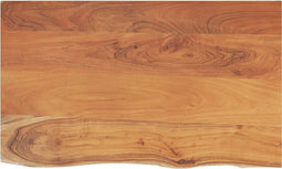 vidaXL - Wastafelblad - rechthoekig - 100x60x2,5 - massief - acaciahout