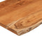vidaXL - Wastafelblad - rechthoekig - 100x60x2,5 - massief - acaciahout