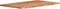 vidaXL - Wastafelblad - rechthoekig - 110x60x2,5 - massief - acaciahout
