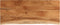 vidaXL - Wastafelblad - rechthoekig - 140x60x2,5 - massief - acaciahout