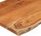 vidaXL - Wastafelblad - rechthoekig - 90x60x2,5 - massief - acaciahout