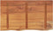 vidaXL - Wastafelblad - rechthoekig - 90x60x2,5 - massief - acaciahout