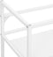 vidaXL - Wastafelframe - 40x38x83 - cm - ijzer - wit