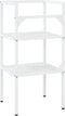 vidaXL - Wastafelframe - 40x38x83 - cm - ijzer - wit