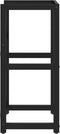 vidaXL - Wastafelframe - 40x38x83 - cm - ijzer - zwart