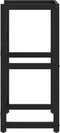 vidaXL - Wastafelframe - 40x38x83 - cm - ijzer - zwart