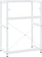 vidaXL - Wastafelframe - 59x38x83 - cm - ijzer - wit