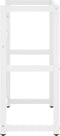 vidaXL - Wastafelframe - 59x38x83 - cm - ijzer - wit