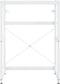 vidaXL - Wastafelframe - 59x38x83 - cm - ijzer - wit