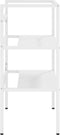 vidaXL - Wastafelframe - 59x38x83 - cm - ijzer - wit