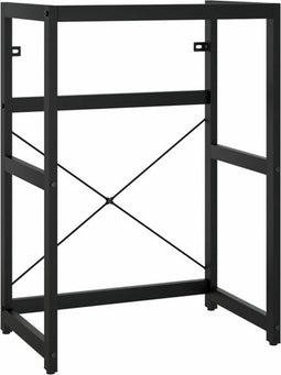 vidaXL - Wastafelframe - 59x38x83 - cm - ijzer - zwart