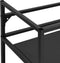 vidaXL - Wastafelframe - 59x38x83 - cm - ijzer - zwart