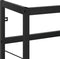 vidaXL - Wastafelframe - 59x38x83 - cm - ijzer - zwart