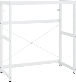 vidaXL - Wastafelframe - 79x38x83 - cm - ijzer - wit