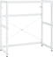 vidaXL - Wastafelframe - 79x38x83 - cm - ijzer - wit