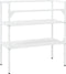 vidaXL - Wastafelframe - 79x38x83 - cm - ijzer - wit