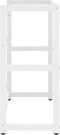 vidaXL - Wastafelframe - 79x38x83 - cm - ijzer - wit