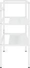vidaXL - Wastafelframe - 79x38x83 - cm - ijzer - wit