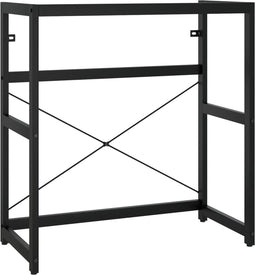 vidaXL - Wastafelframe - 79x38x83 - cm - ijzer - zwart