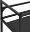 vidaXL - Wastafelframe - 79x38x83 - cm - ijzer - zwart