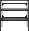 vidaXL - Wastafelframe - 79x38x83 - cm - ijzer - zwart