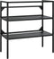 vidaXL - Wastafelframe - 79x38x83 - cm - ijzer - zwart