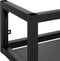 vidaXL - Wastafelframe - wandgemonteerd - 40x38x31 - cm - ijzer - zwart