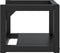 vidaXL - Wastafelframe - wandgemonteerd - 40x38x31 - cm - ijzer - zwart
