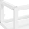 vidaXL - Wastafelframe - wandgemonteerd - 40x38x31 - cm - ijzer - wit