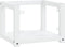 vidaXL - Wastafelframe - wandgemonteerd - 40x38x31 - cm - ijzer - wit
