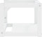 vidaXL - Wastafelframe - wandgemonteerd - 40x38x31 - cm - ijzer - wit