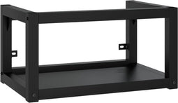 vidaXL - Wastafelframe - wandgemonteerd - 59x38x31 - cm - ijzer - zwart