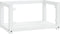 vidaXL - Wastafelframe - wandgemonteerd - 59x38x31 - cm - ijzer - wit