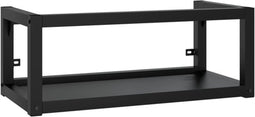 vidaXL - Wastafelframe - wandgemonteerd - 79x38x31 - cm - ijzer - zwart